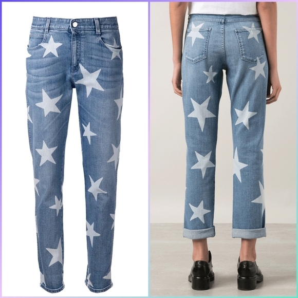 Stella McCartney  BOYFRIEND STAR JEANS - Picture 1 of 9